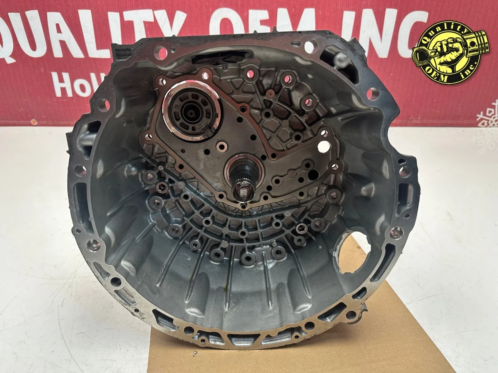 16-23 MERCEDES C CLS E GLC GLE GLS SL 9G A/T BELL HOUSING W/ HARD PARTS OEM 33k image 2