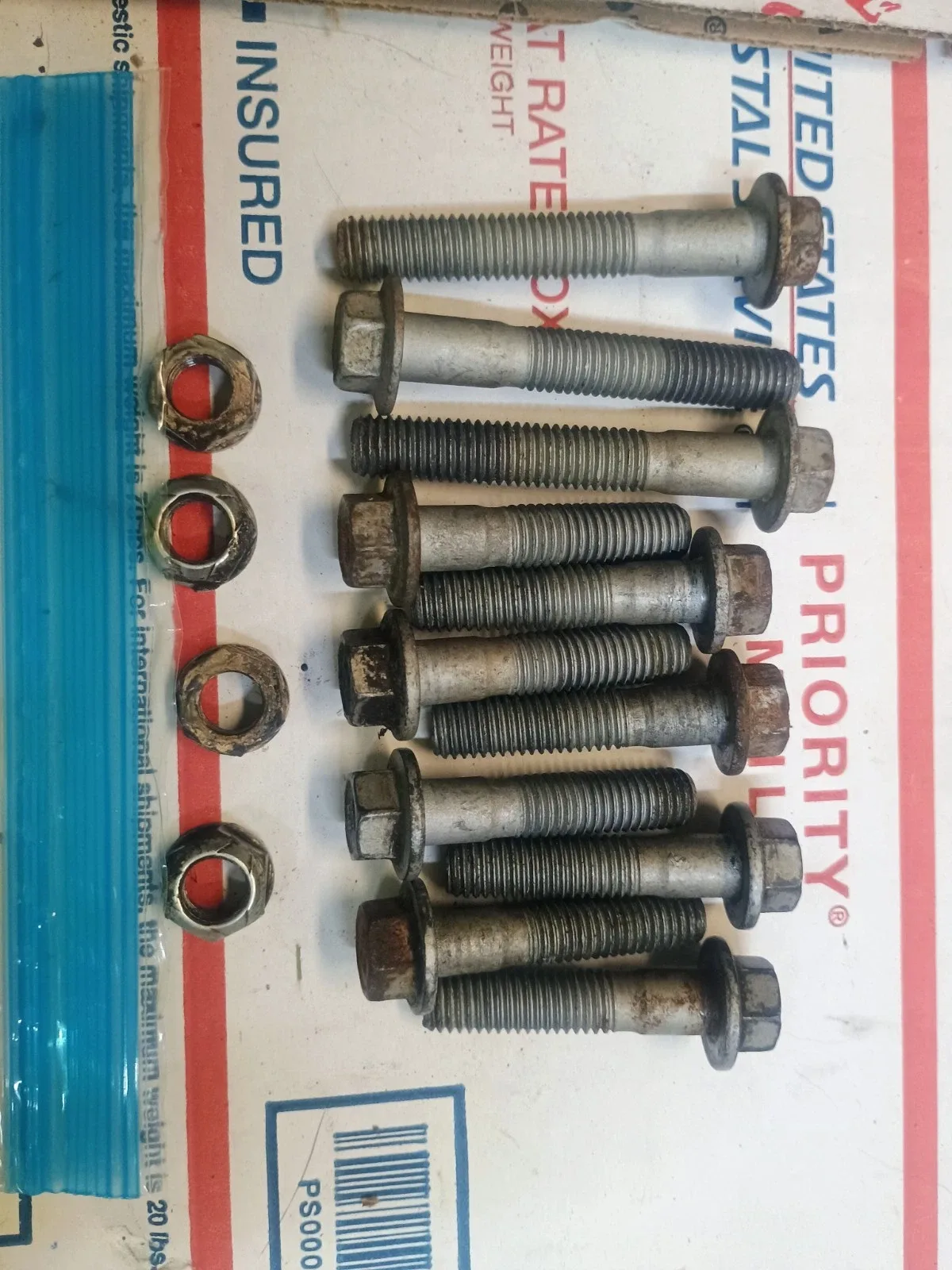TRANSMISSION AUTOMATIC TO 2.3L ENGINE MOTOR BOLTS BOLT BELL HOUSING FITS TRIBUTE image 2