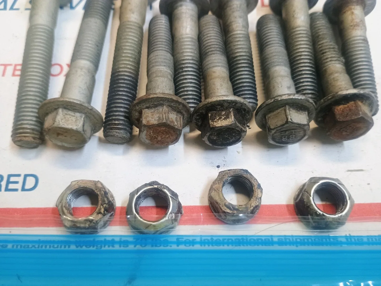 TRANSMISSION AUTOMATIC TO 2.3L ENGINE MOTOR BOLTS BOLT BELL HOUSING FITS TRIBUTE image 4