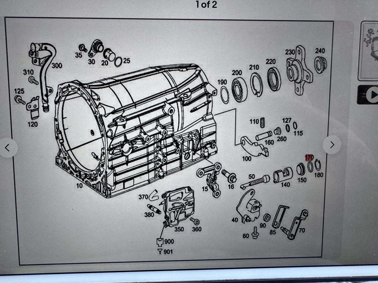 Mercedes-Benz A1409972345 Transmission Housing Guide Socket Seal O-Ring  OEM image 3