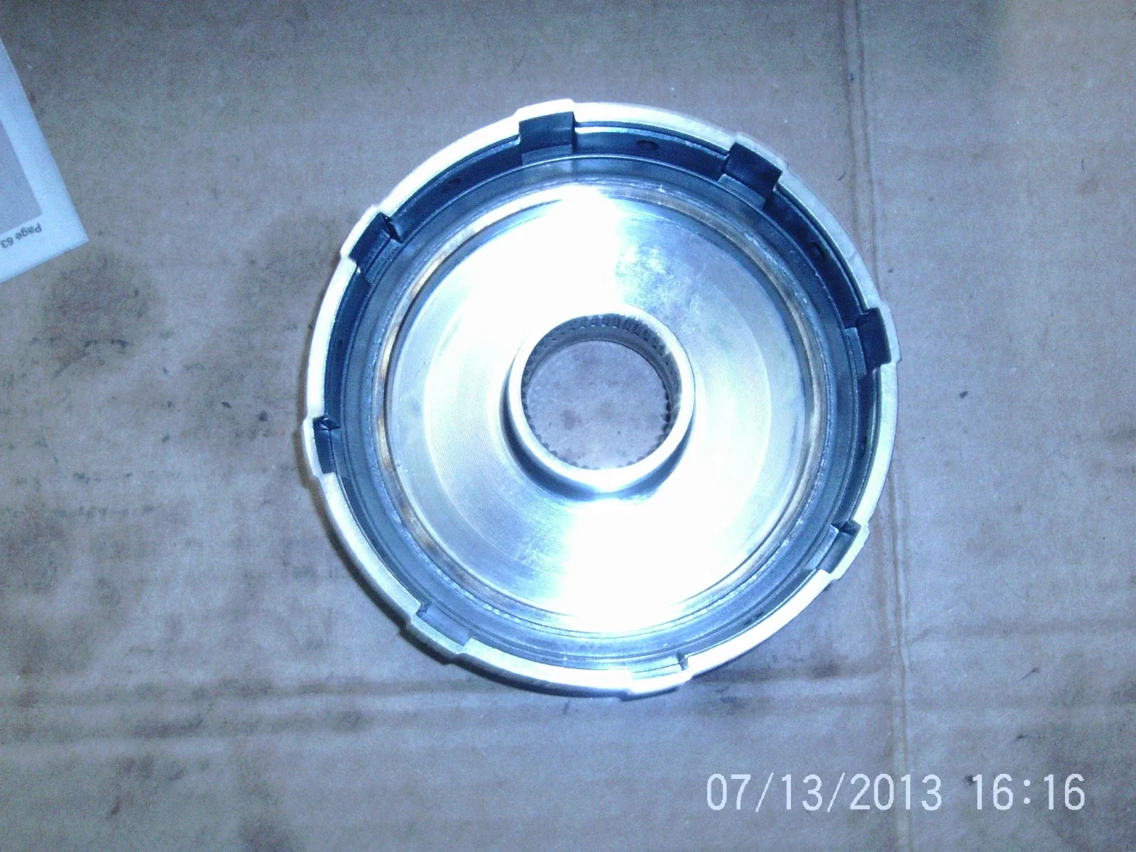 GM SATURN TAAT TRANSMISSION MP6 Fourth Clutch Drum / Housing SL1 SC1 image 2