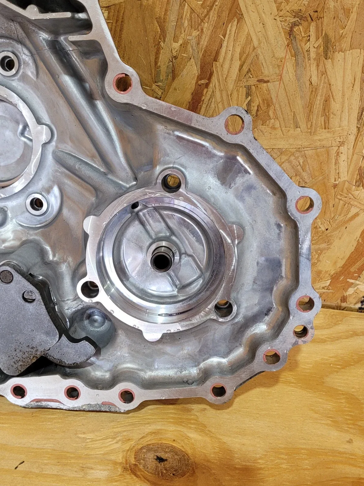 JF016E RE0F10D CVT Bell Housing Back Case 2WD Nissan Altima 2.5L Cast 28X0A image 4