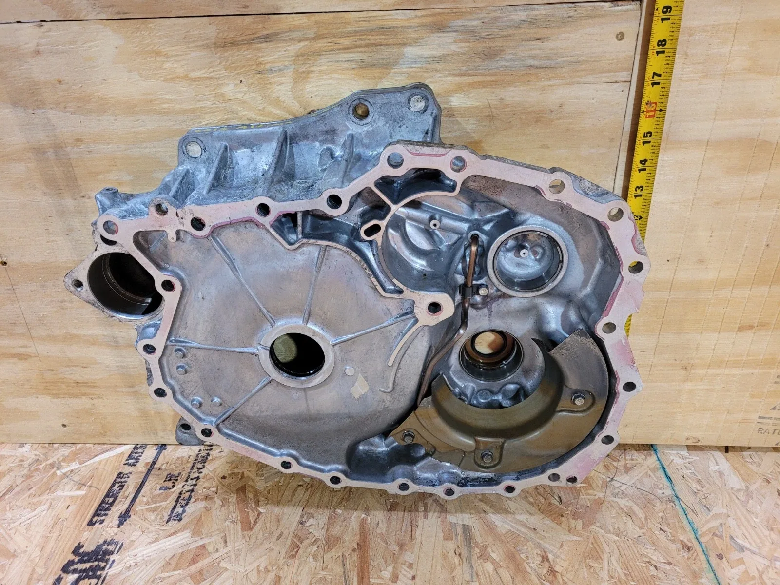JF016E RE0F10D CVT Bell Housing FRONT Case 2WD Nissan Altima 2.5L Cast 28X0C image 2