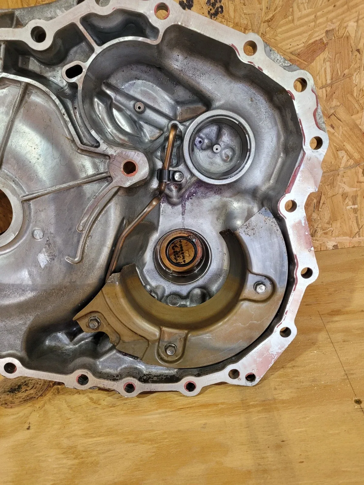 JF016E RE0F10D CVT Bell Housing FRONT Case 2WD Nissan Altima 2.5L Cast 28X0C image 4