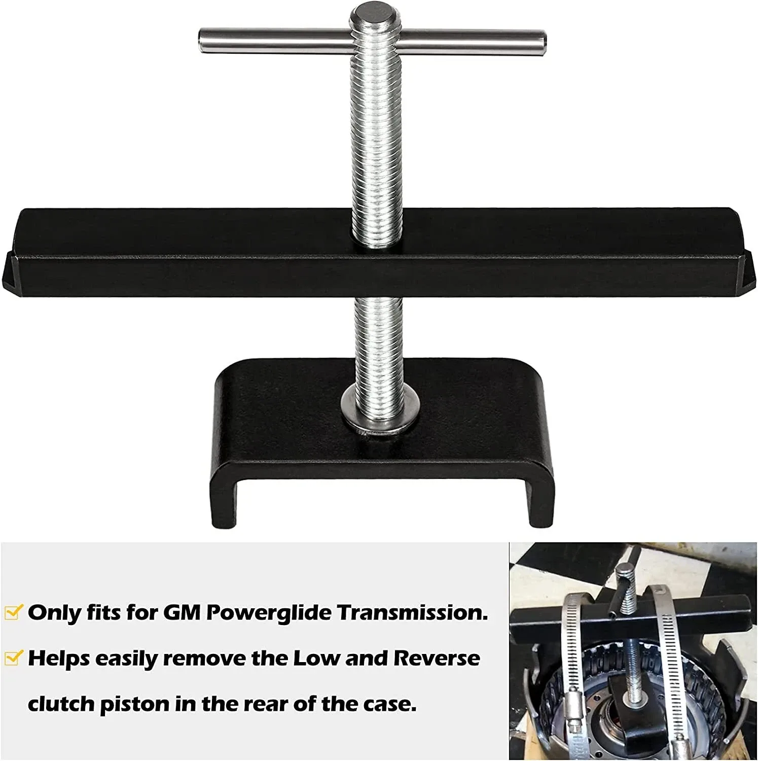 T-0150 Rear Clutch Housing Spring Compressor Transmission Tool For GM Powerglide image 2