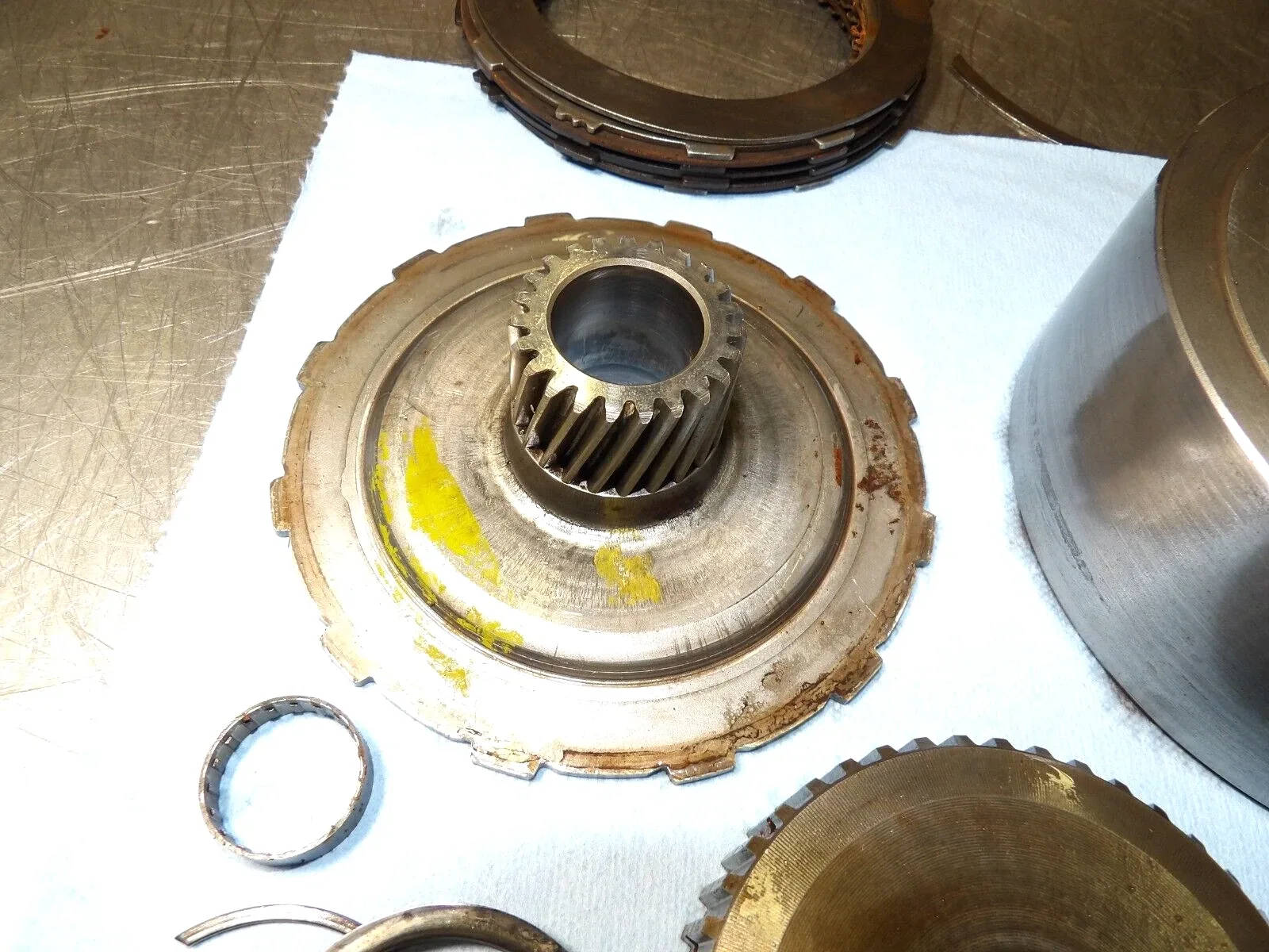 GM - Aluminum  Powerglide  Automatic Trans  " High Clutch Drum "  Very Good   98 image 3