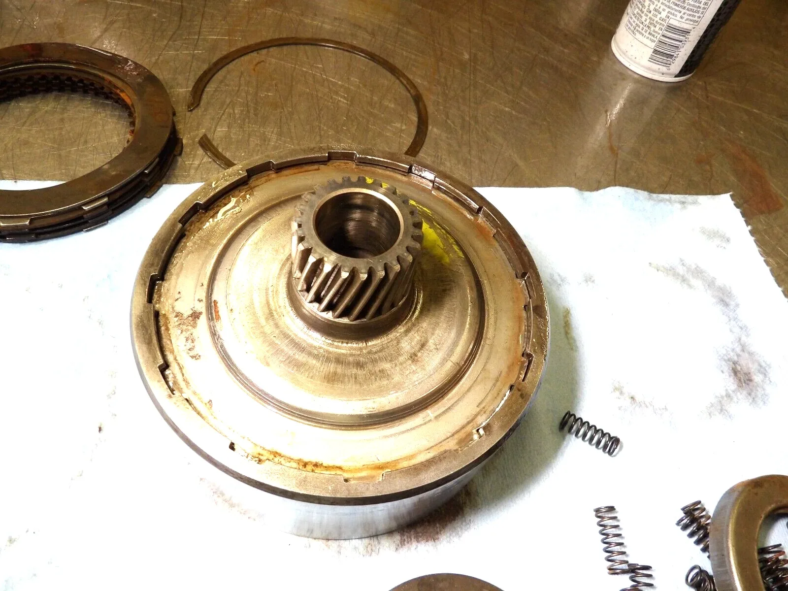 GM - Aluminum  Powerglide  Automatic Trans  " High Clutch Drum "  Very Good   98