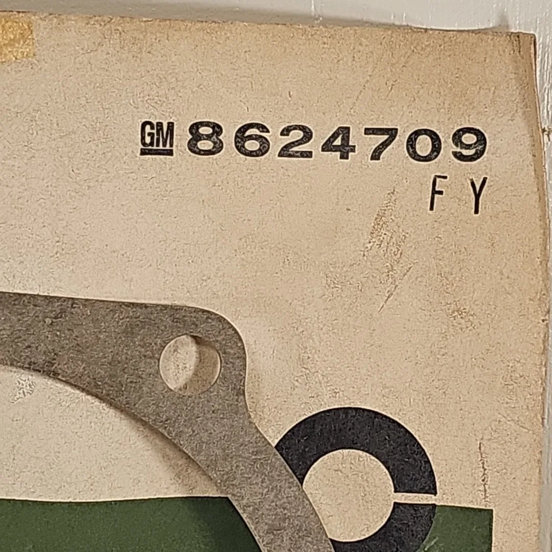LOT OF 5 NOS OEM GM 8624709 TRANSMISSION EXTENSION HOUSING GASKET 1964 image 2