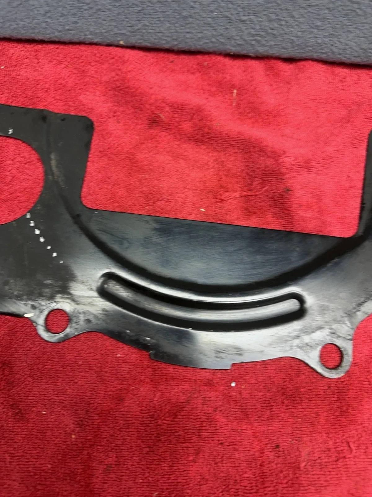 98-02 3.8 V6 3800 CAMARO FIREBIRD AUTO TRANSMISSION DUST COVER SHIELD BRACES OEM image 4