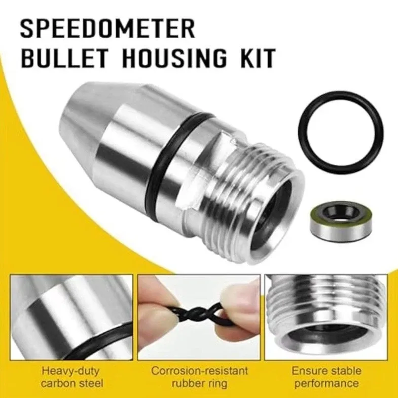Speedometer Gear Sleeve Housing Kit for Chevy TH350 - 2X O-Ring & Metal Seal image 4