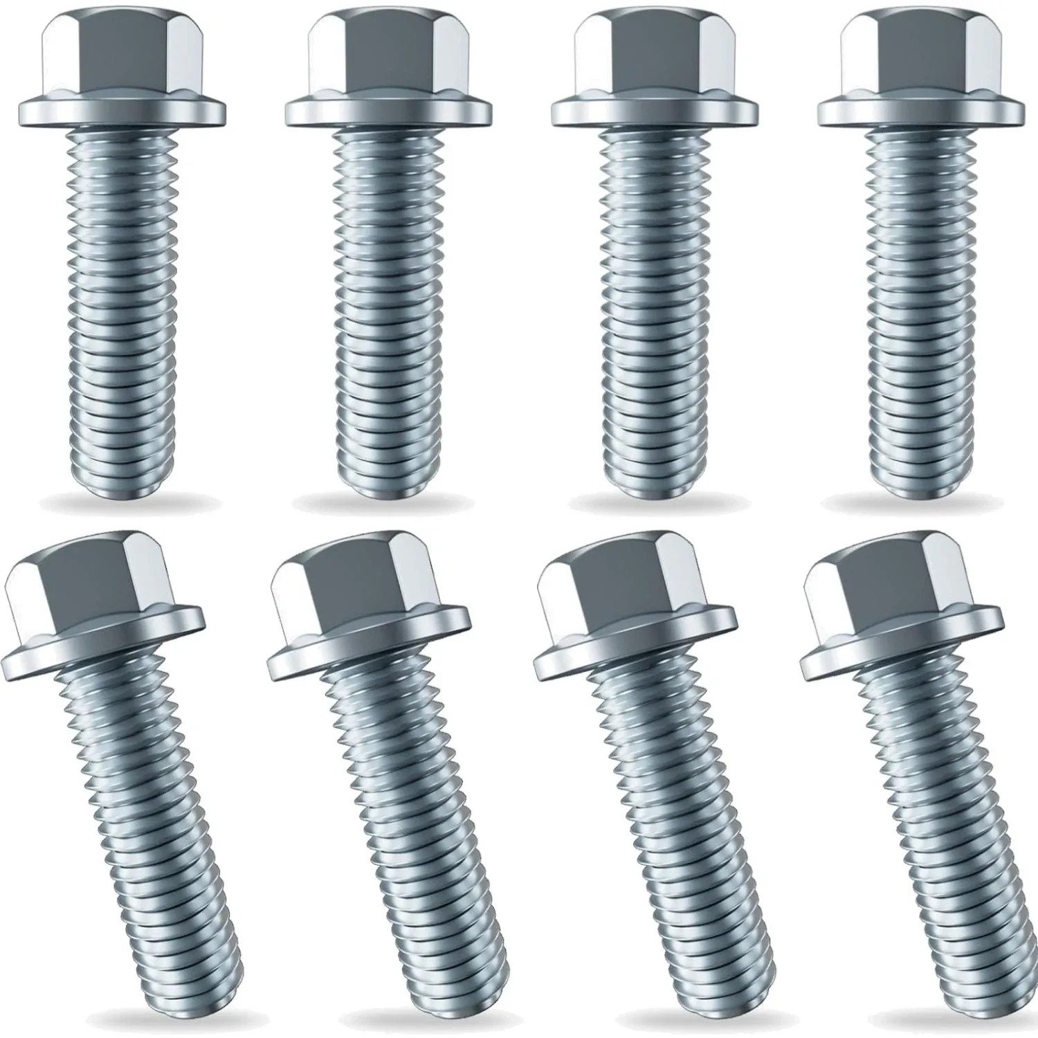 Transmission Bell Housing Bolts Set 8 Piece Carbon Steel Polished Fit LS LS1 ...