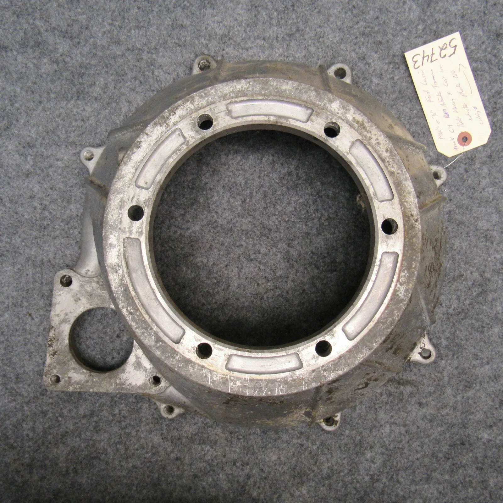 1960's or 1970's Ford Courier Truck C4 Auto Trans Bell Housing w/ Plate 52743 image 2