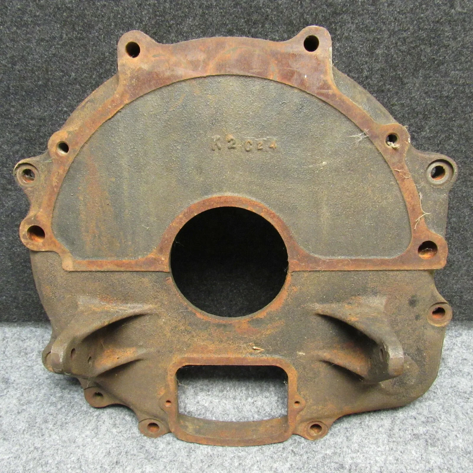 1960's or 1970's Ford Courier Truck C4 Auto Trans Bell Housing w/ Plate 52743 image 3