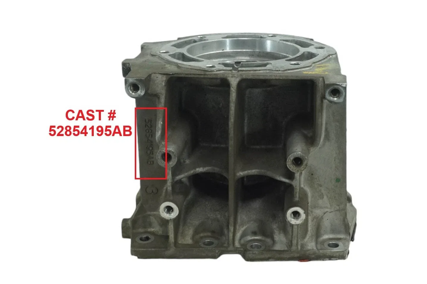 82770B - 42RLE, EXTENSION HOUSING, 4WD, 7-5/8' LONG, CAST: 52854195AB, 2003-UP image 2