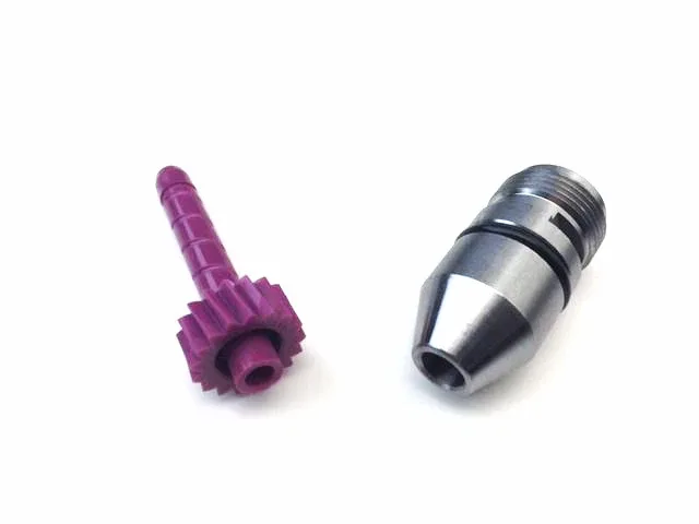 Powerglide Transmission speedometer housing Bullet & Purple 17 Tooth Gear GM image 2