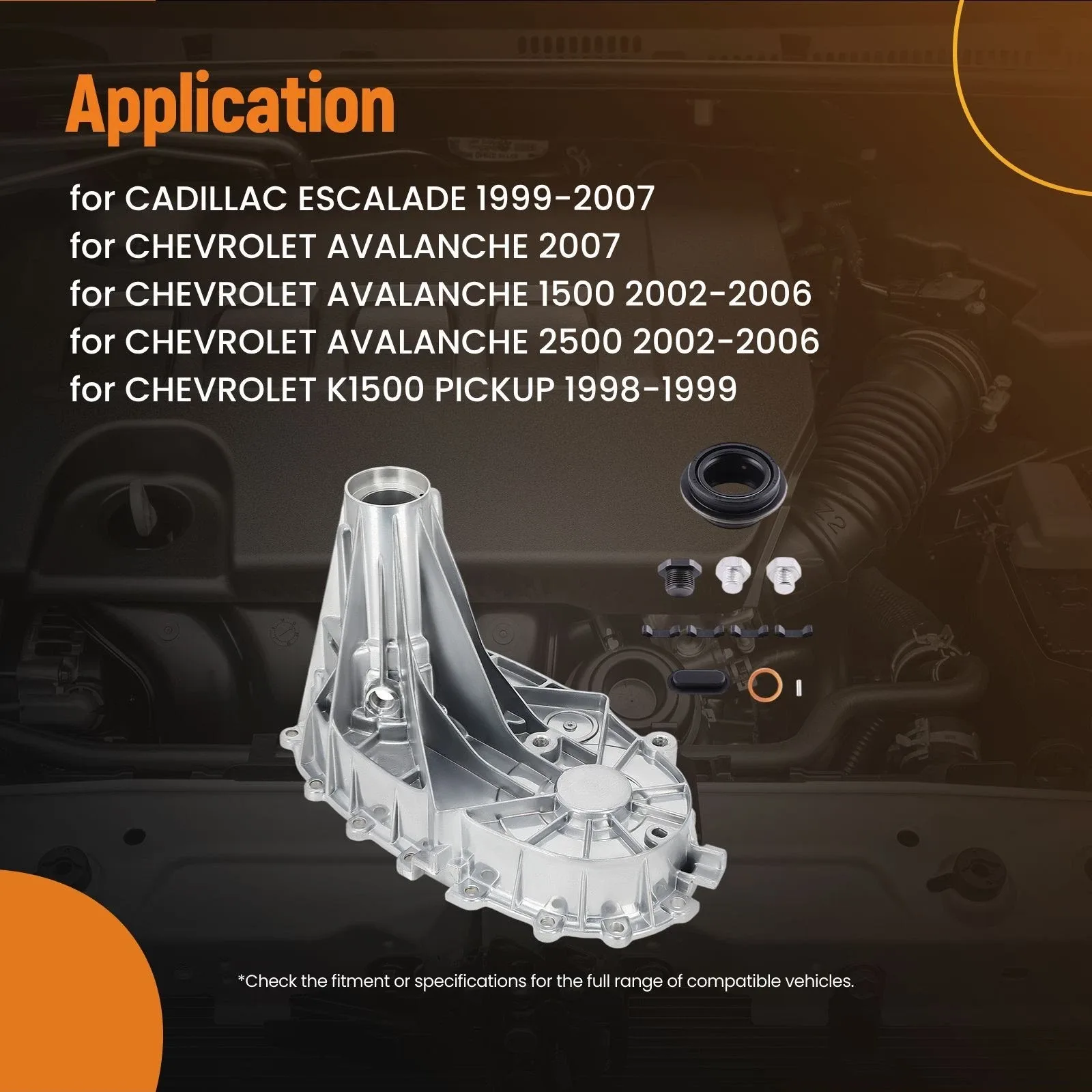 Transfer Case Housing Fits for Chevrolet Avalanche Silverado Tahoe 12474949 image 3