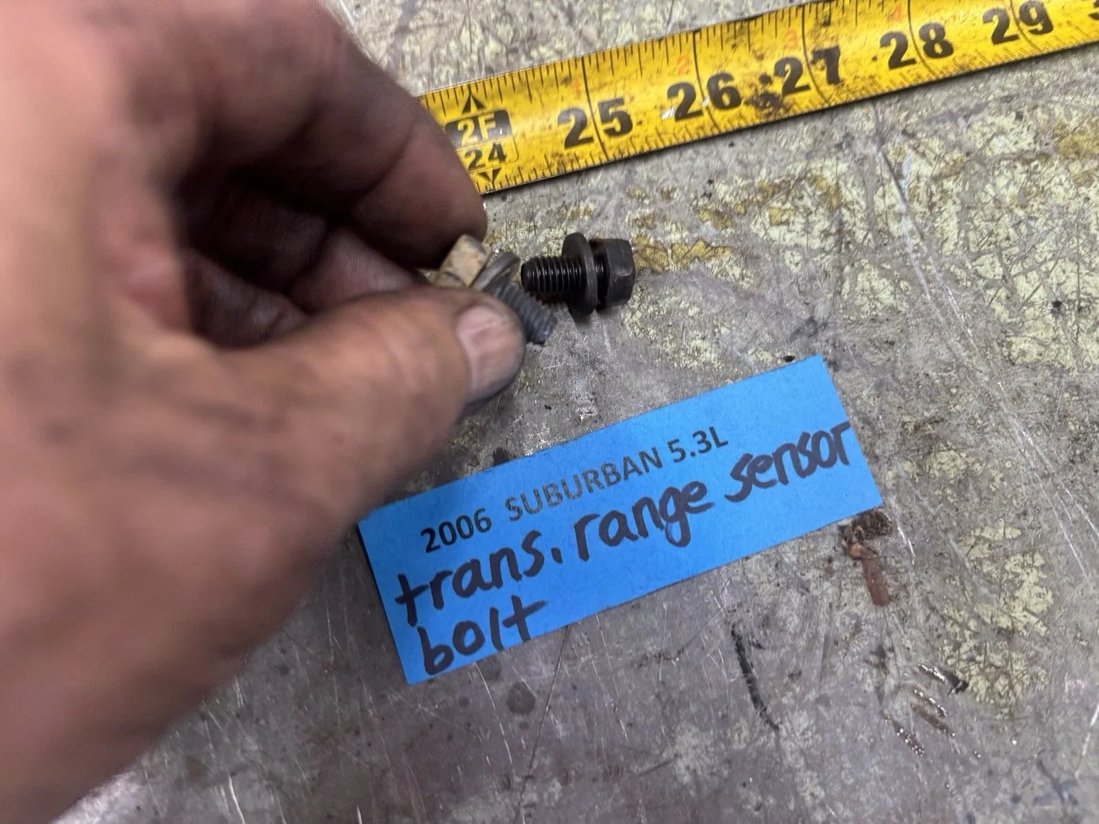 03-06 GM Truck 5.3L Transmission Shift Range Sensor Bolts Set Of 2 image 3