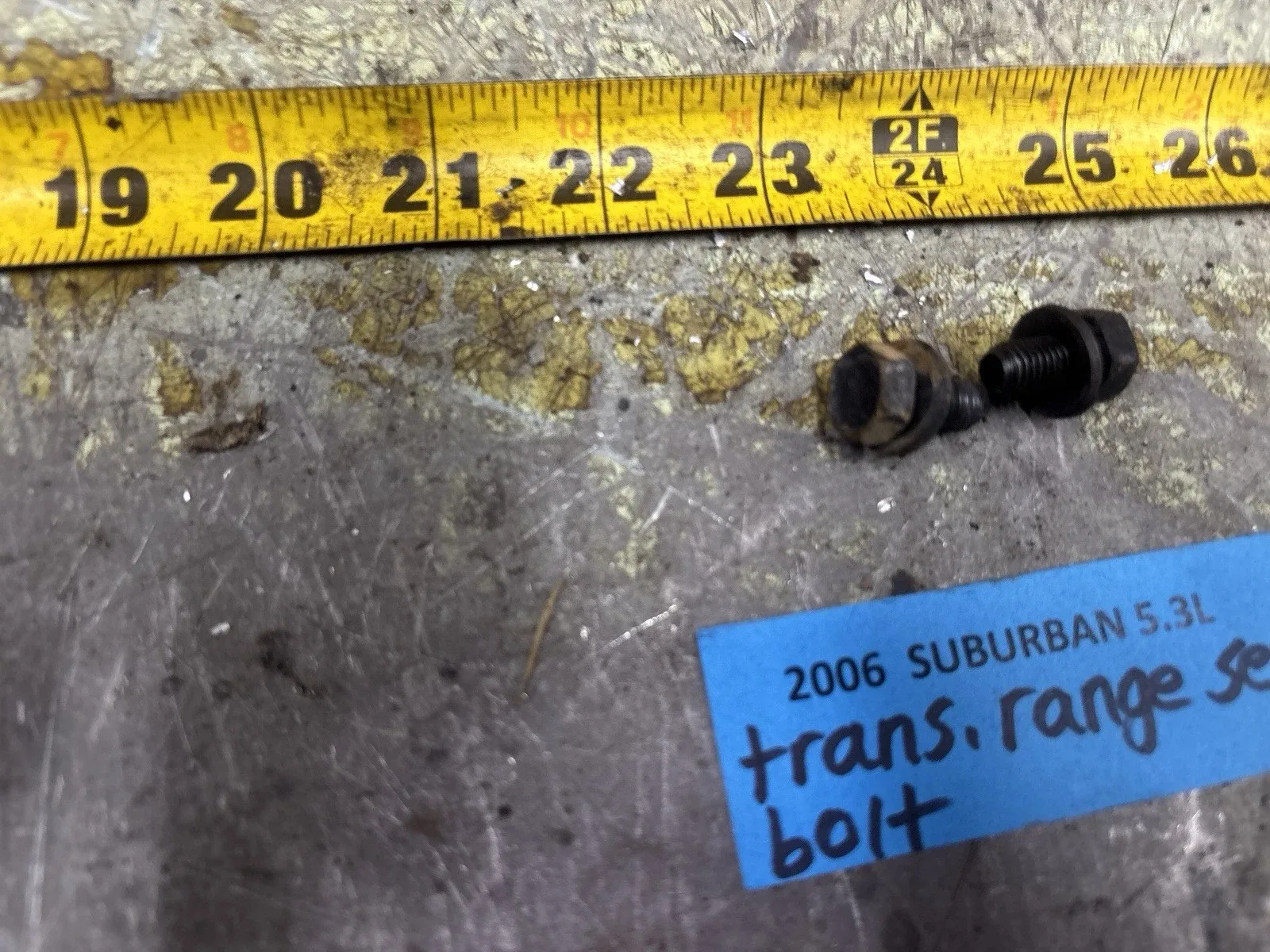 03-06 GM Truck 5.3L Transmission Shift Range Sensor Bolts Set Of 2 image 4
