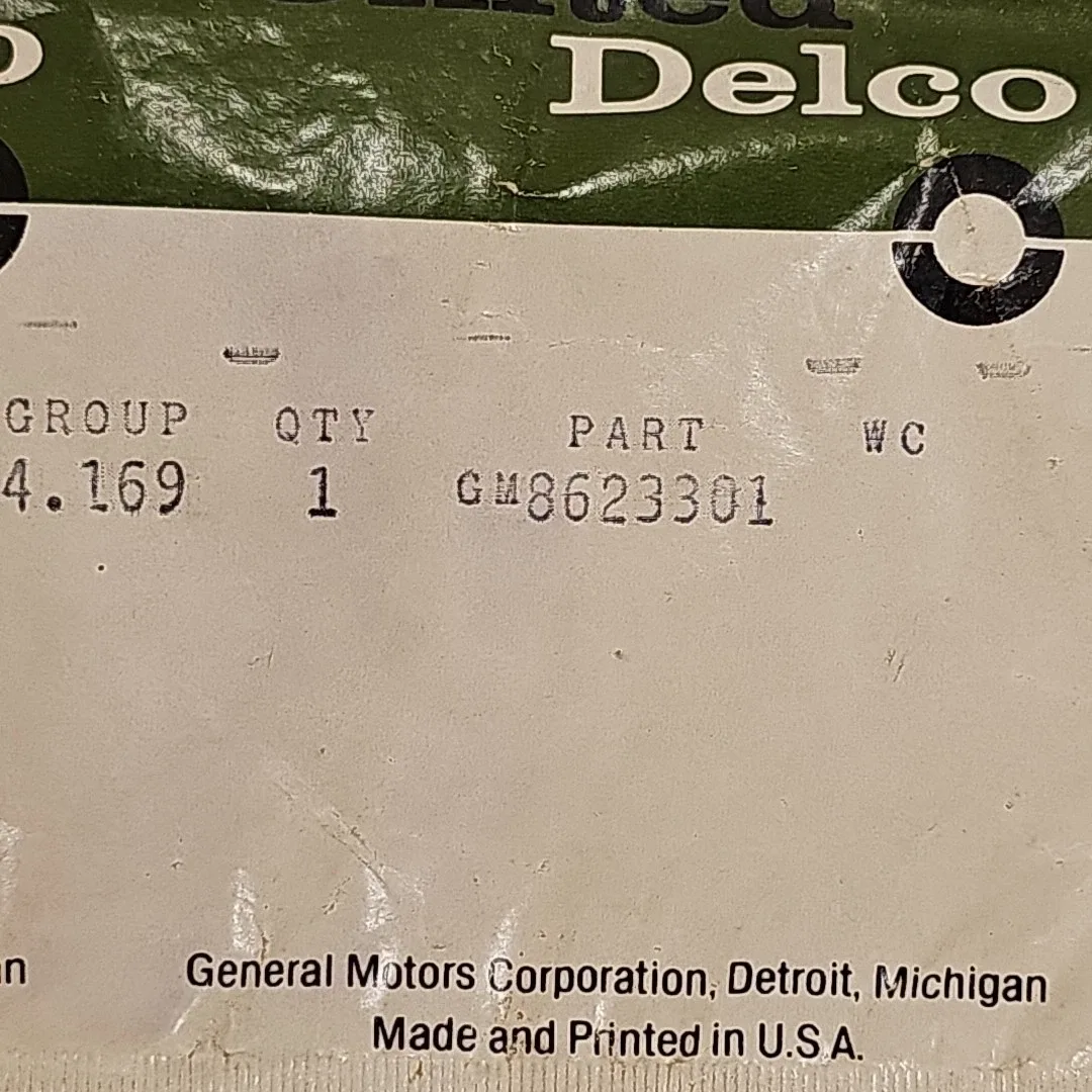 NOS OEM DELCO GM 8623301 WASHER FWD CLUTCH HOUSING THRUST GR 4.169 image 2