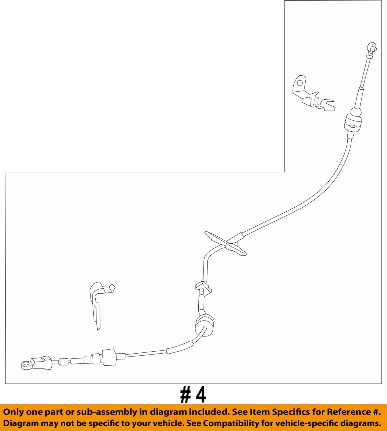 FORD OEM 13-16 Escape Console Shifter Housing-Cable DJ5Z7E395E image 2