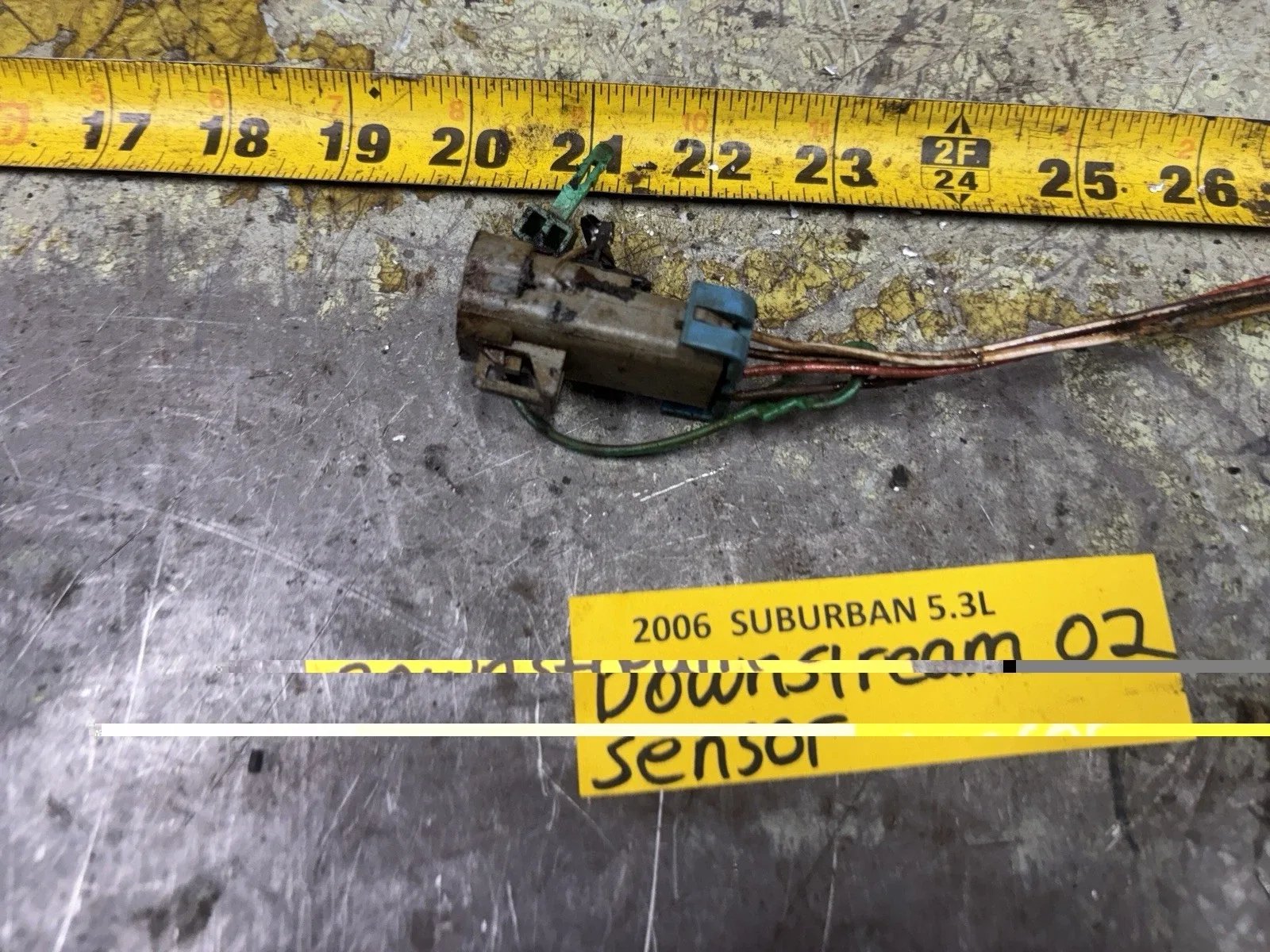 03-06 GM Truck 5.3L Downstream Oxygen Sensor Wiring Connector image 3