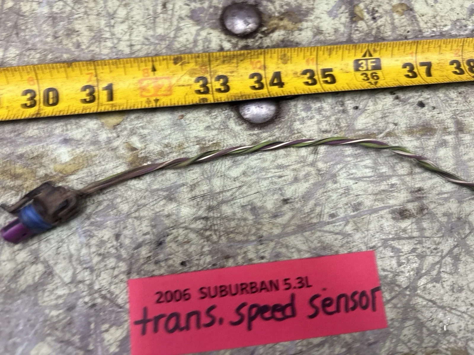 03-06 GM Truck 5.3L Transmission Speed Sensor Wiring Connector image 3