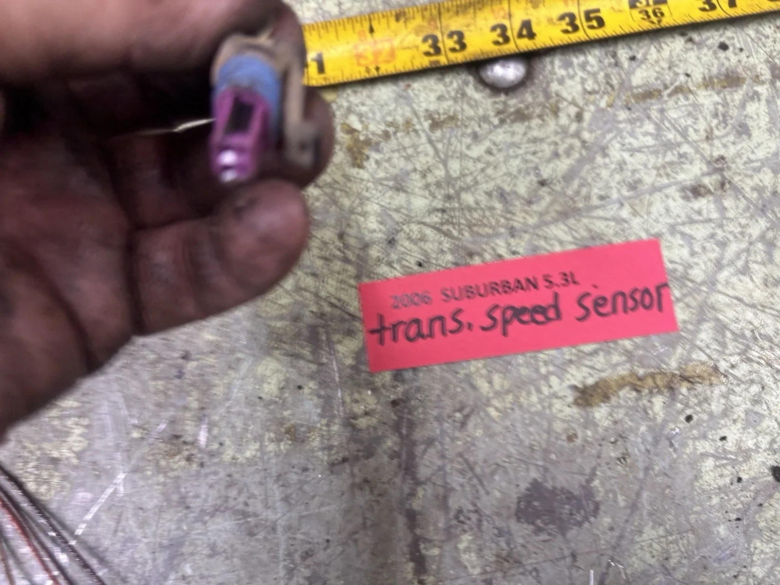 03-06 GM Truck 5.3L Transmission Speed Sensor Wiring Connector image 4