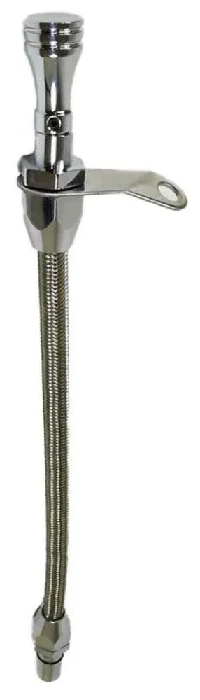 Steel Braided Transmission Dipstick, Bell Housing Mount - Fits Chevy Turbo TH350 image 3