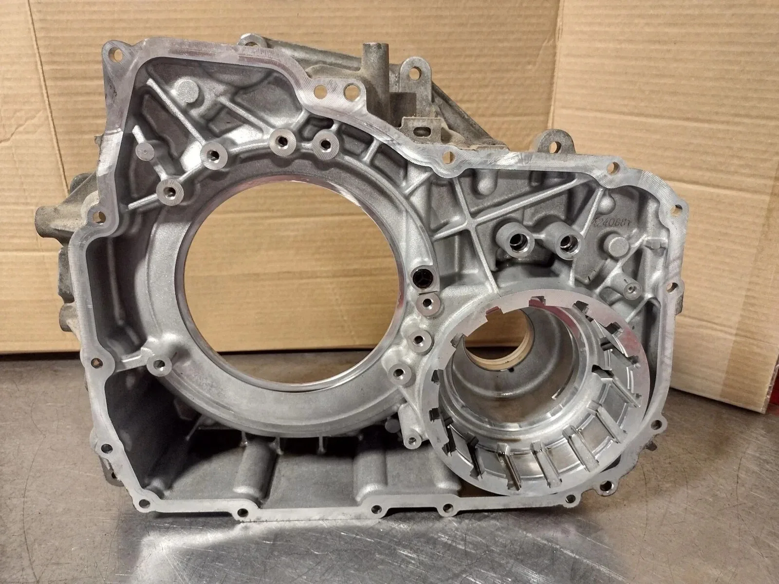 Buick BAS Hybrid eAssist 2.4L 6T40 Torque Converter Housing 2012-2016 24240881 image 2