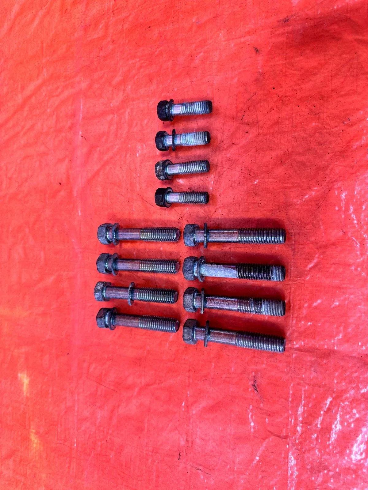 14-15 INFINITI Q50 3.7L - TRANSMISSION BELL HOUSING BOLTS HARDWARE - OEM 313 image 2