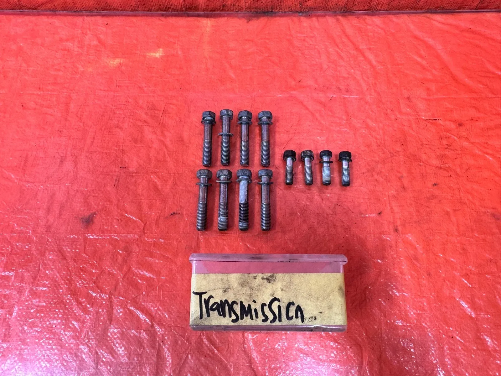14-15 INFINITI Q50 3.7L - TRANSMISSION BELL HOUSING BOLTS HARDWARE - OEM 313