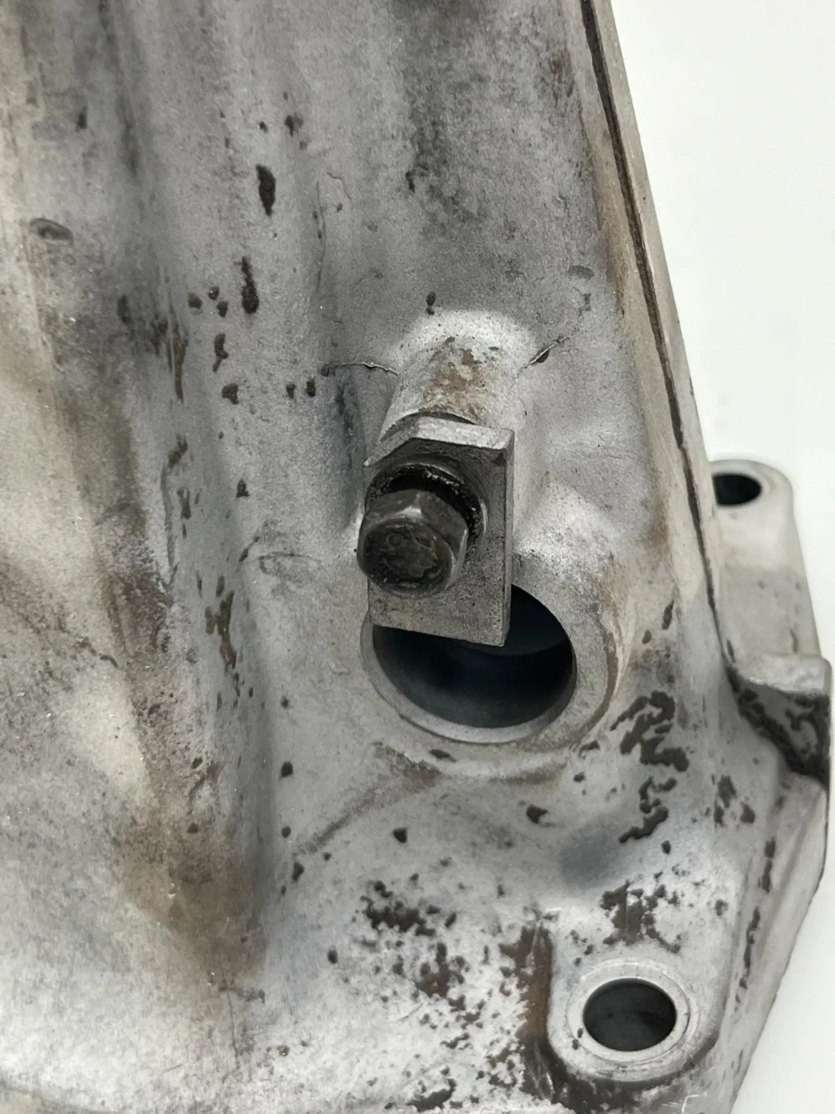 GM Turbo 350 Transmission 9" 2wd Tail Housing Small Speedometer Hole with Bolts image 4