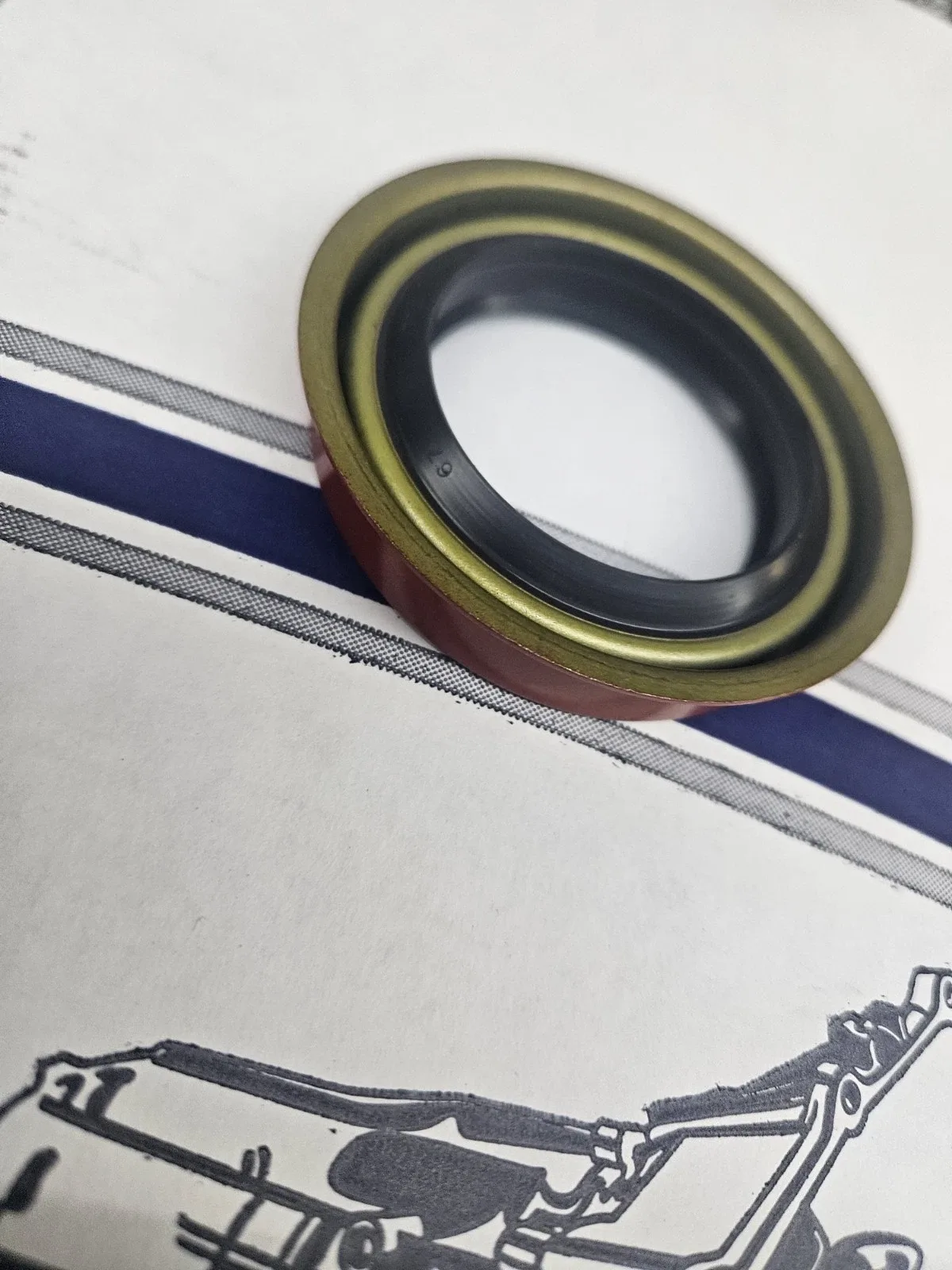 Th400 / 4L80E REAR EXTENSION HOUSING TAIL SEAL 4L85E SHAFT OUTPUT TRANSMISSION image 2