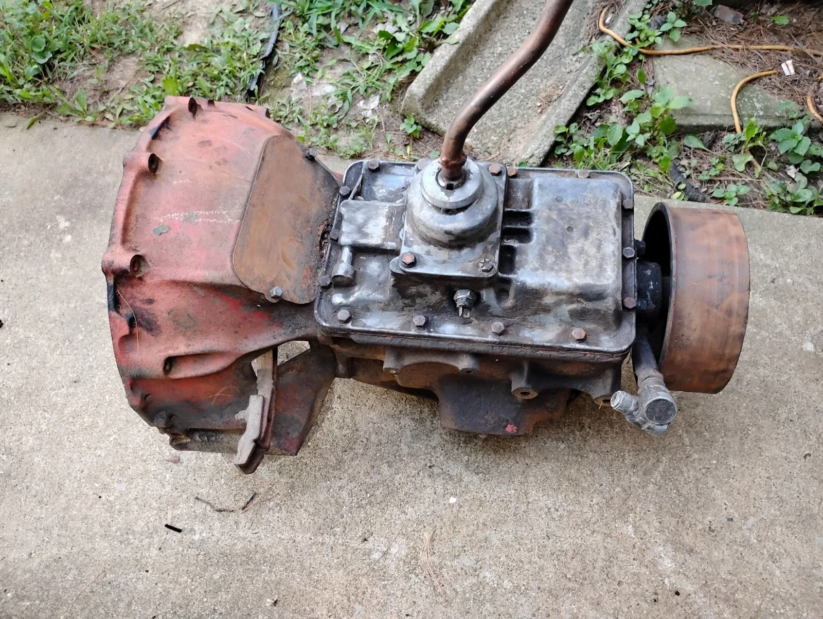 1976 CLARK 282V 5spd Transmission Gear Box, Bell housing Adapter For 427 Chevy image 3