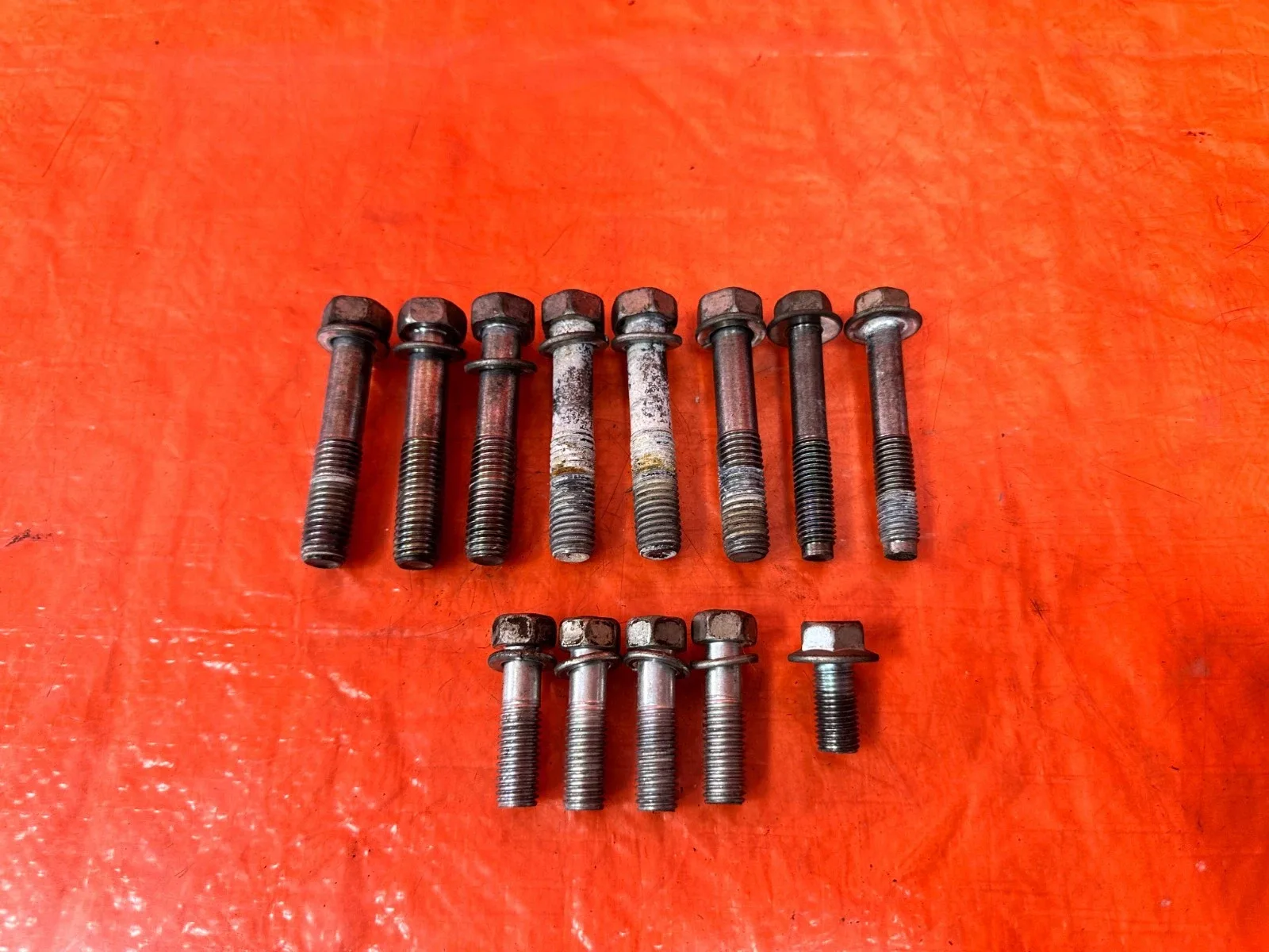 16-24 INFINITI Q50 - 3.0L - TRANSMISSION BELL HOUSING BOLTS HARDWARE - OEM 314 image 2