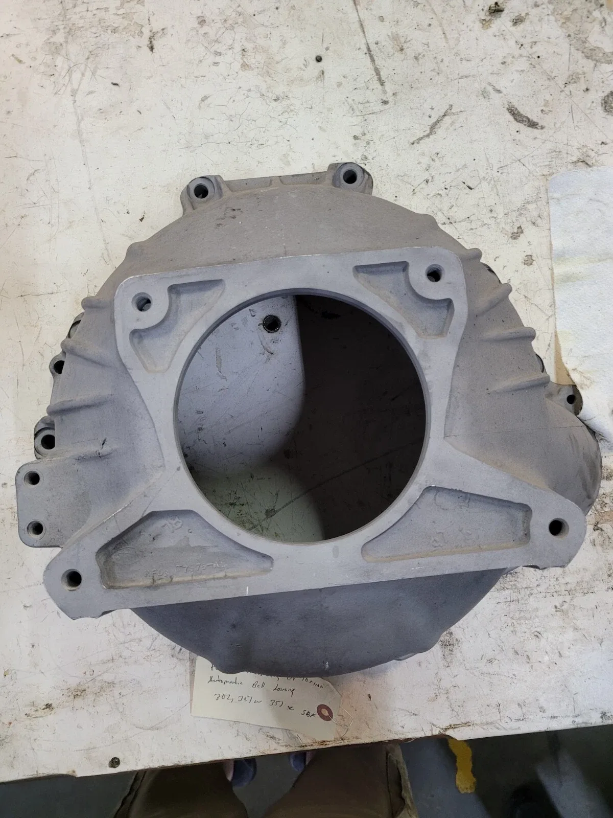 Ford Mustang or Torino Small Block 302 351 351C Auto Transmission Bell Housing. image 2