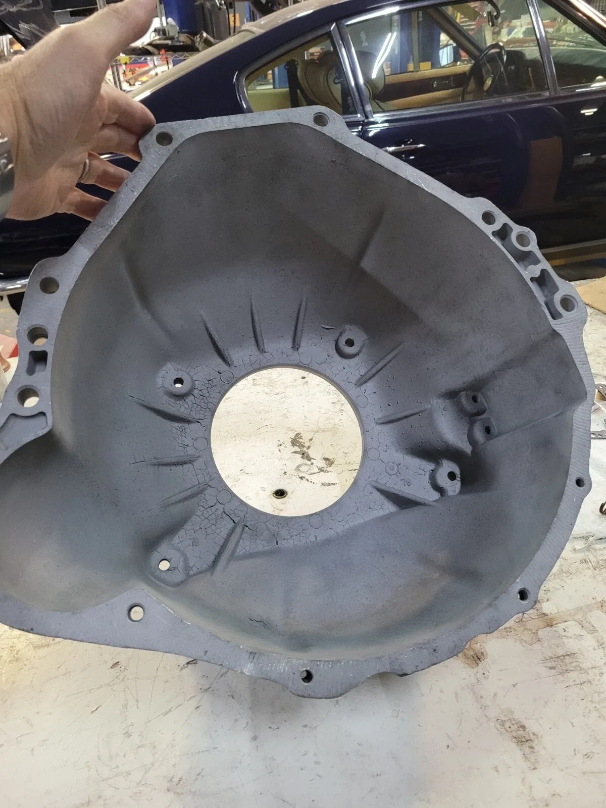 Ford Mustang or Torino Small Block 302 351 351C Auto Transmission Bell Housing. image 4
