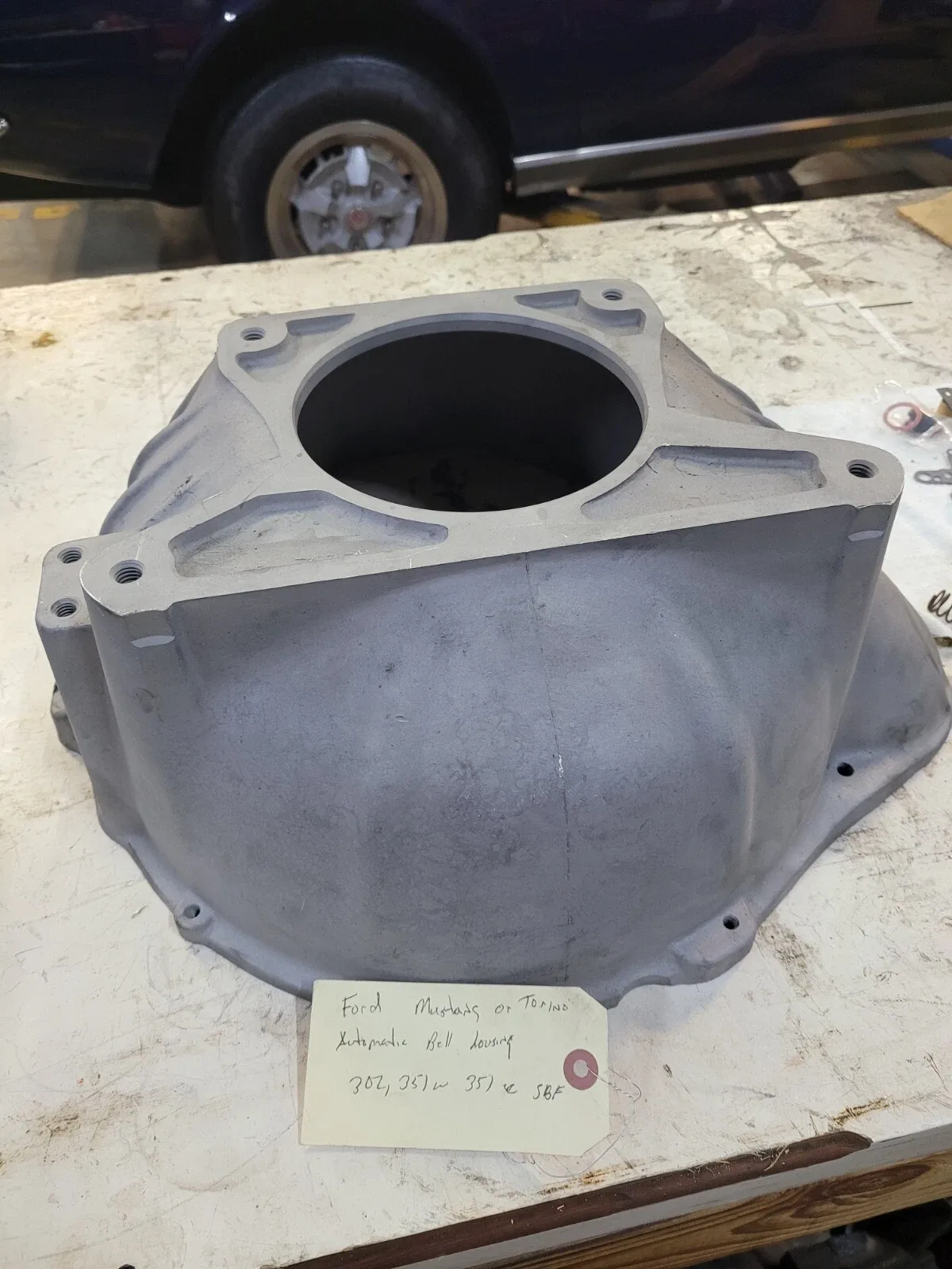 Ford Mustang or Torino Small Block 302 351 351C Auto Transmission Bell Housing.