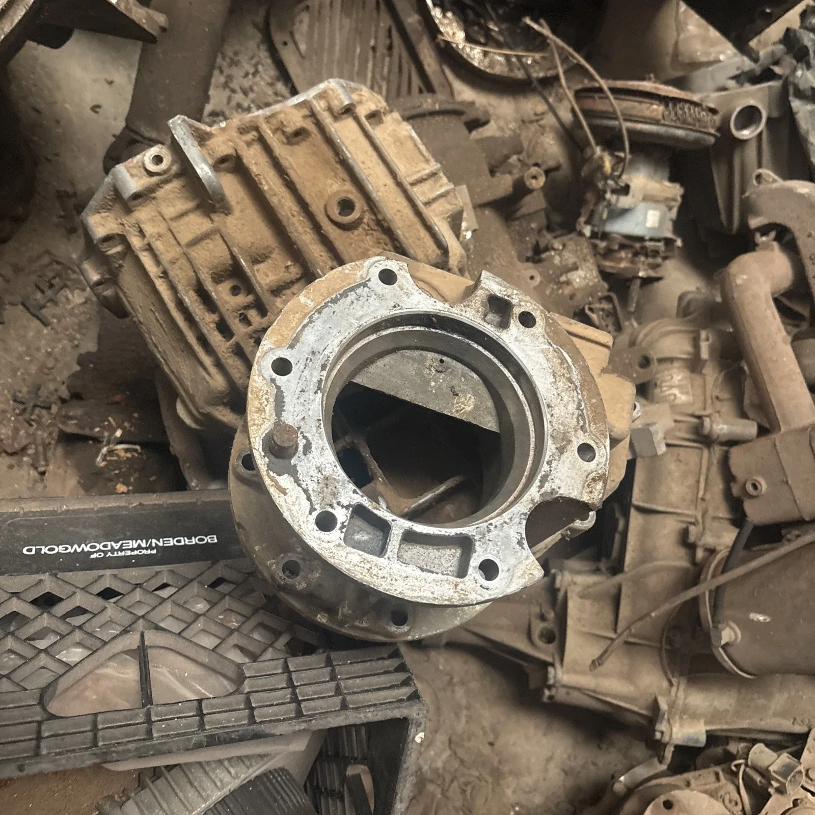 Ford Rfe9tp-7a039-da Transmission Transfer Case Adapter Housing E4od