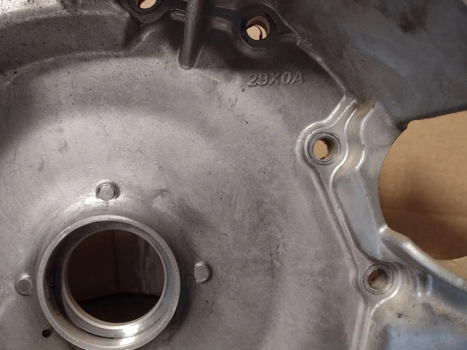 Jatco JF017E RE0F10E CVT Converter Bell Housing Nissan Quest 3.5L Cast 29X0A image 2