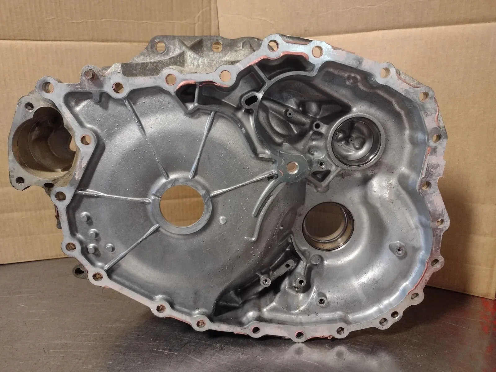 Jatco JF017E RE0F10E CVT Converter Bell Housing Nissan Quest 3.5L Cast 29X0A image 3