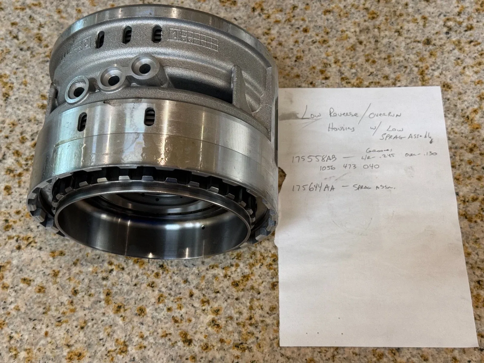 ZF5HP19FLA LOW REVERSE/OVERRUN HOUSING WITH LOW SPRAG STUECKEL #1060040053 image 3