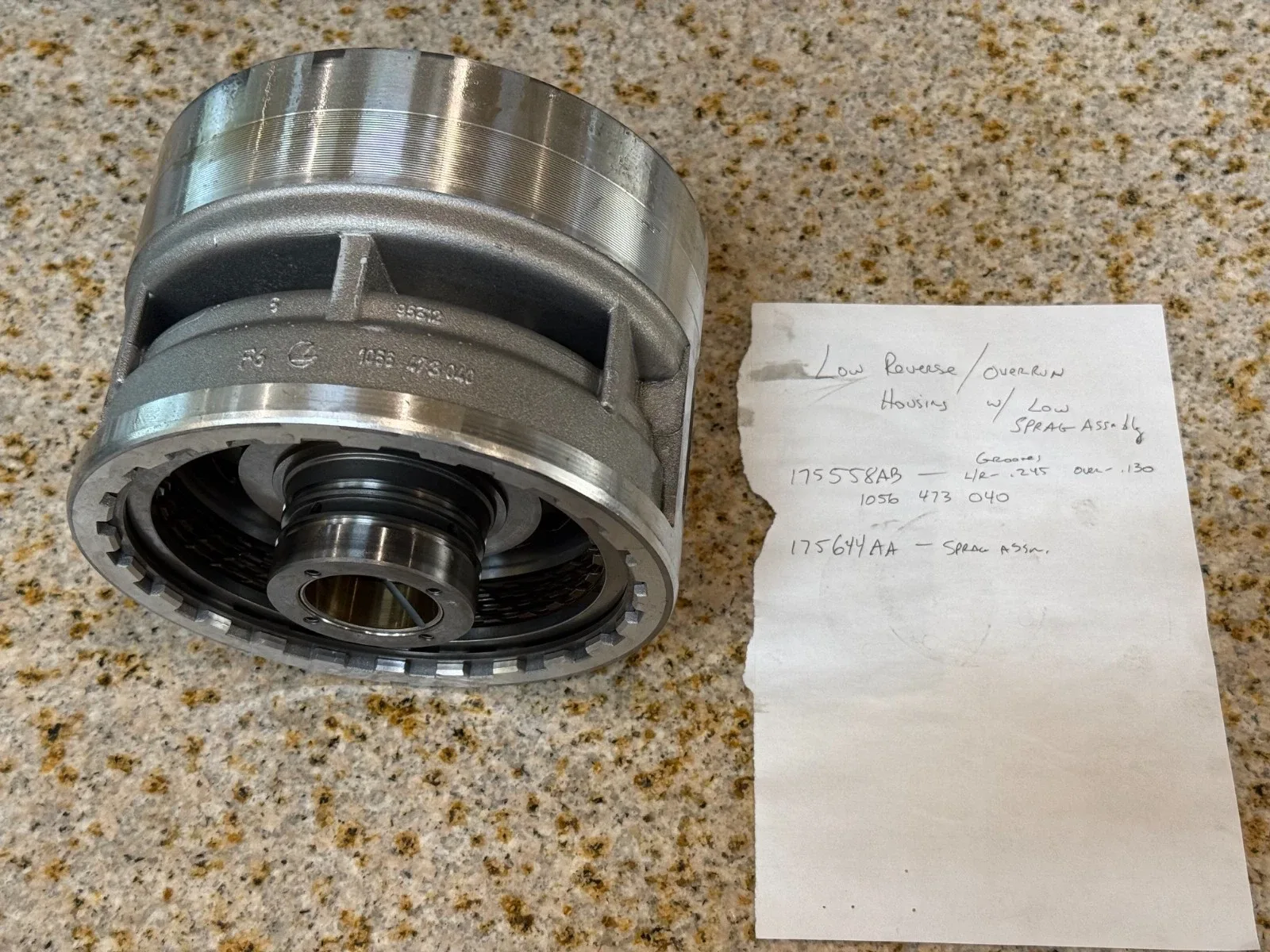 ZF5HP19FLA LOW REVERSE/OVERRUN HOUSING WITH LOW SPRAG STUECKEL #1060040053 image 4