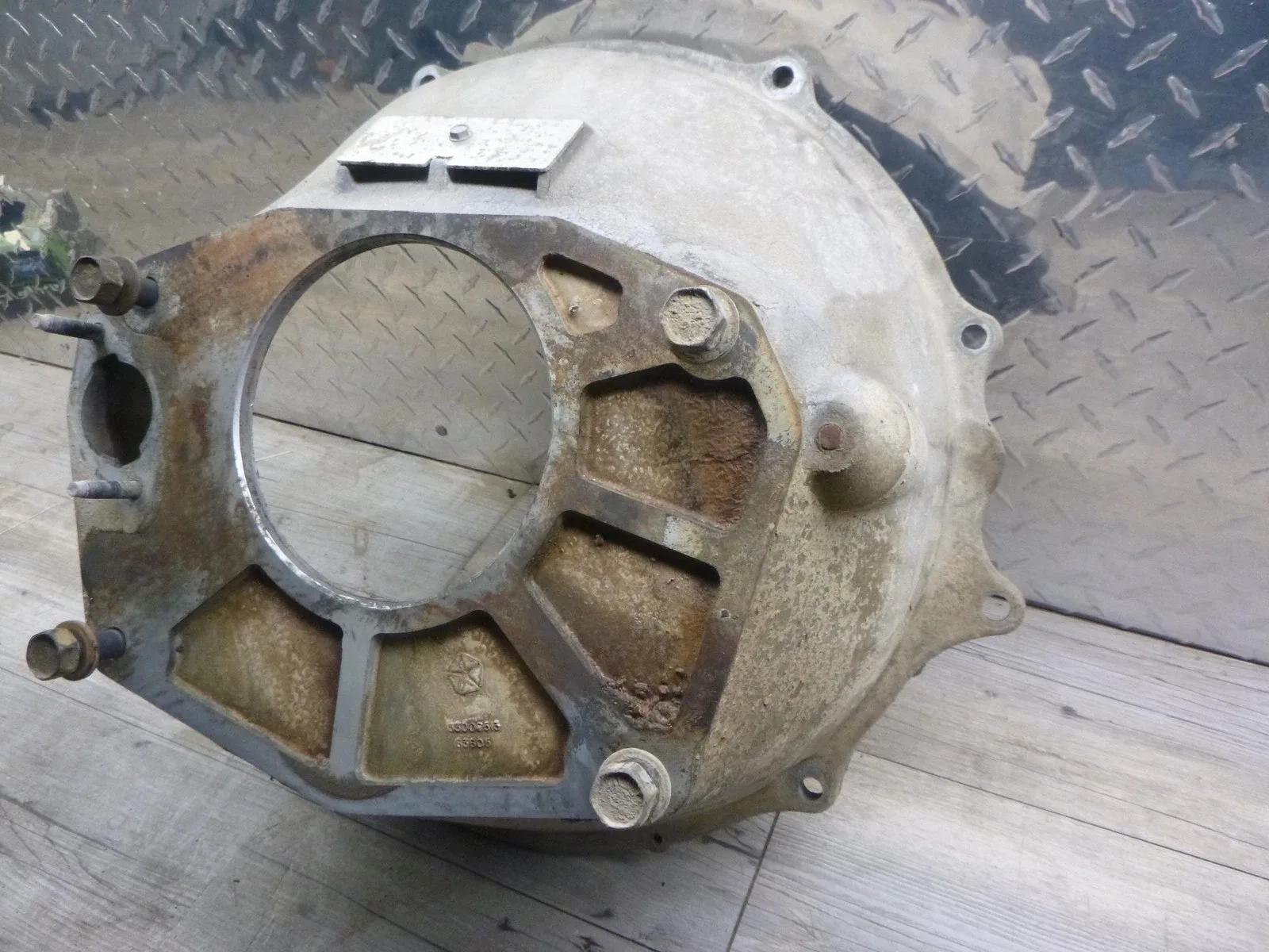 94-02 DODGE RAM CUMMINS 5.9 NV4500 BELL HOUSING 53006513 image 3