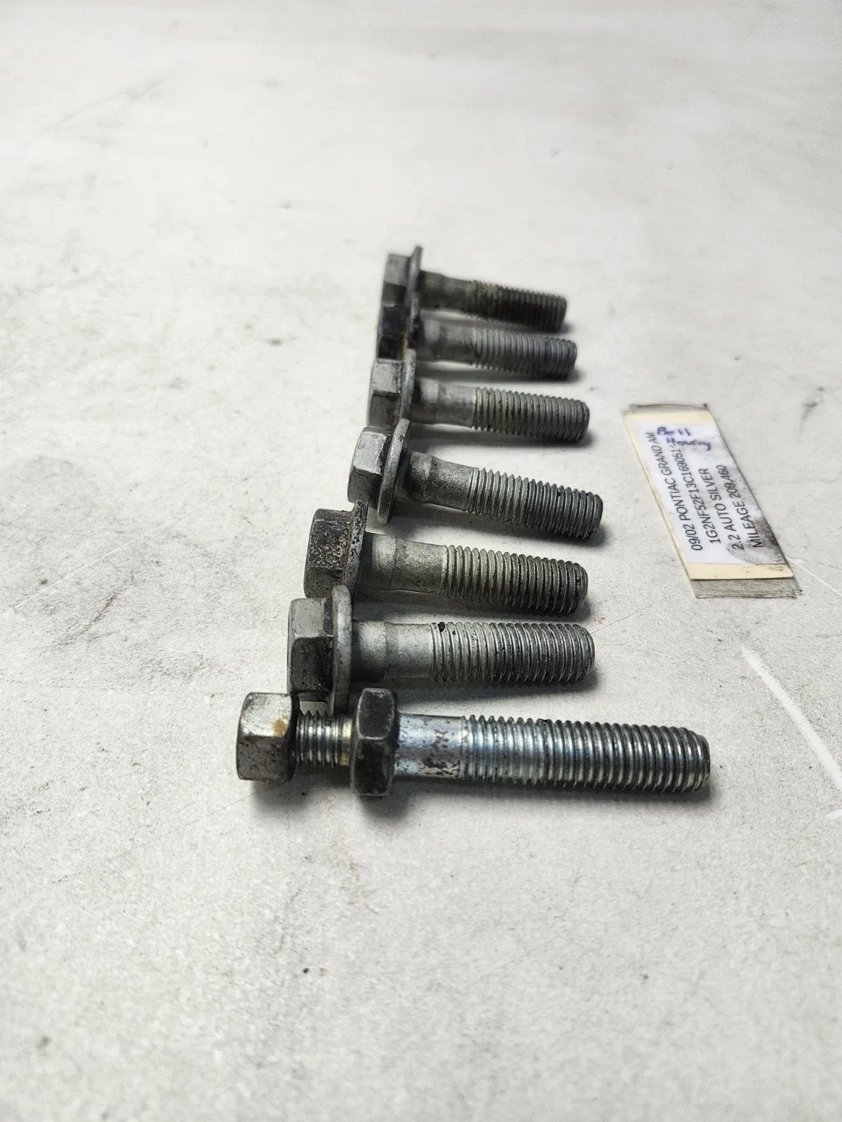 ✅️ Pontiac Grand Am 2.2 Auto Bell Housing Bolts image 3