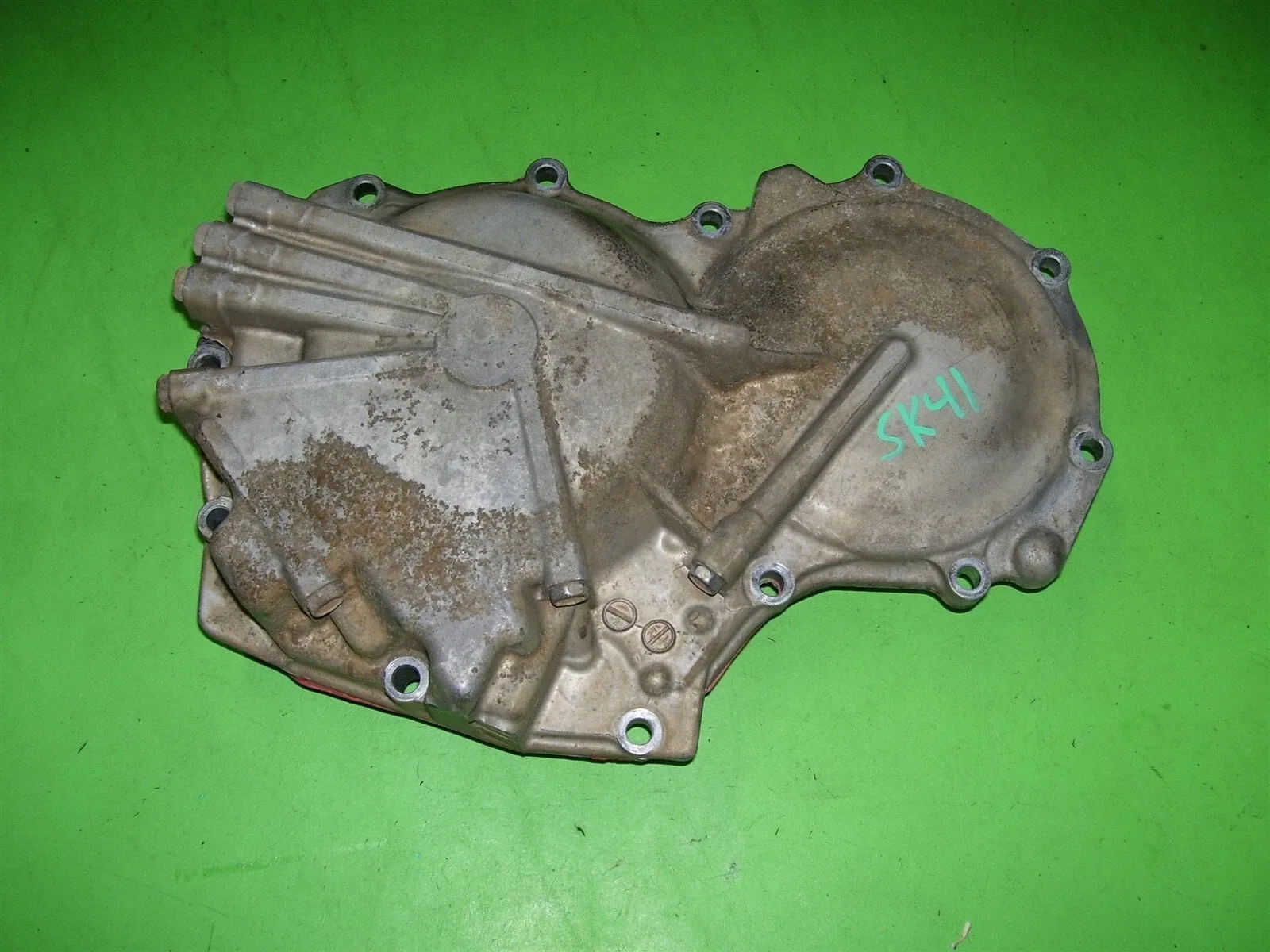 08 SAAB 9-3 Turbo AUTOMATIC TRANSMISSION End Cover Gearbox Case image 3