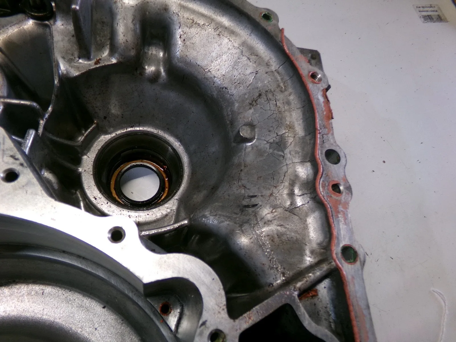 Transmission Smaller Motor Housing Cover Case Half 04-09 Toyota Prius 3081012274 image 3