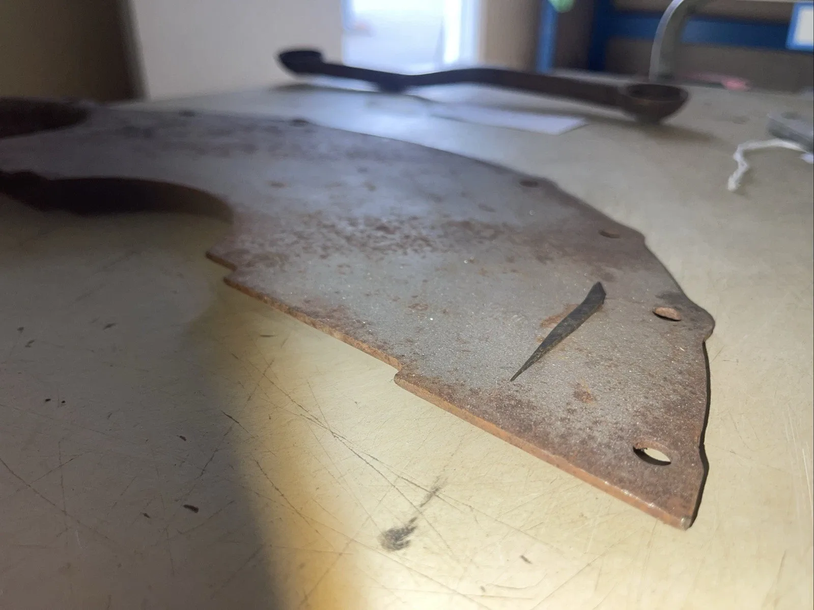 1950 Ford Clutch Bell Housing Inspection Cover Plate ONLY image 3