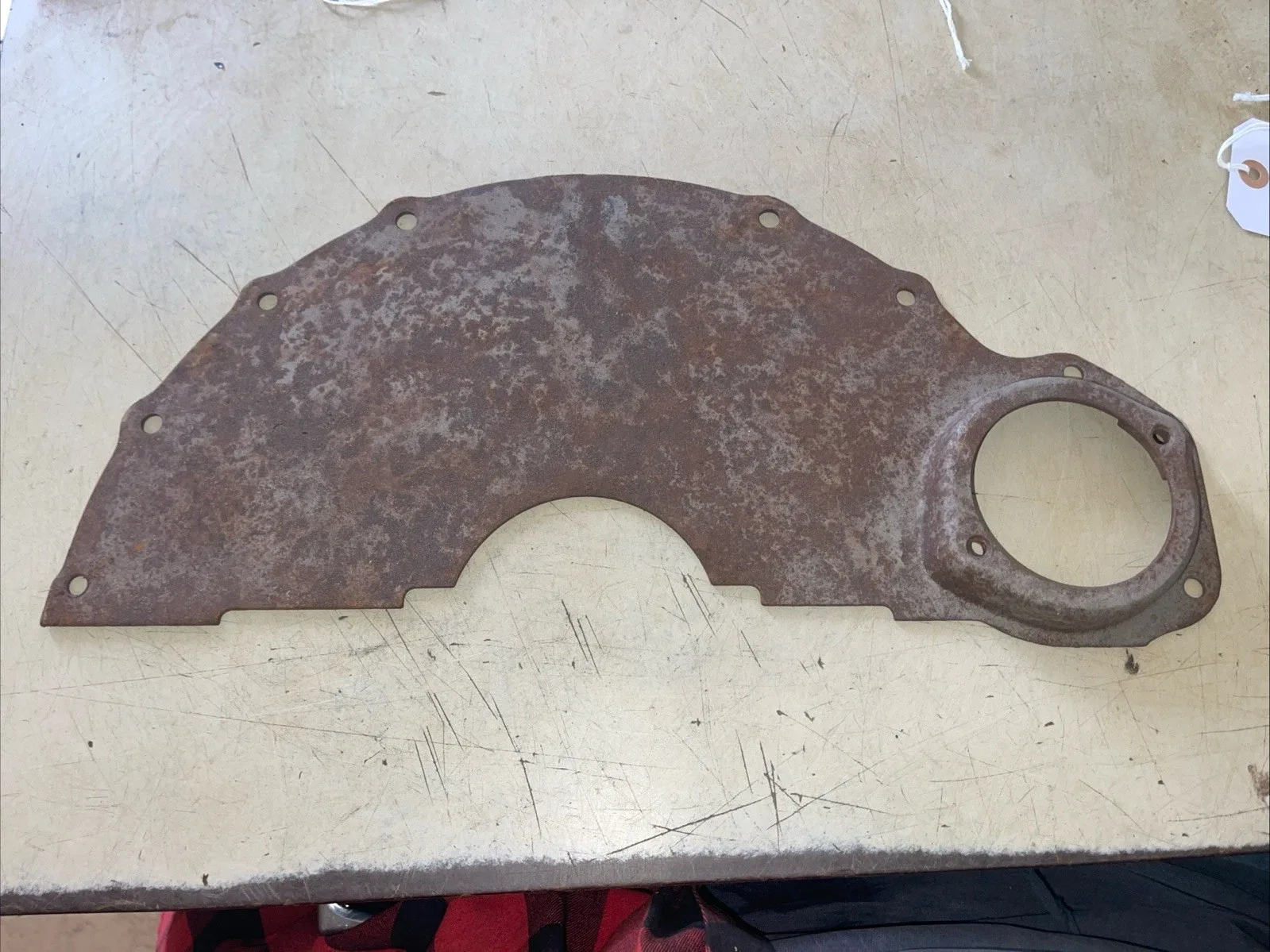1950 Ford Clutch Bell Housing Inspection Cover Plate ONLY image 4