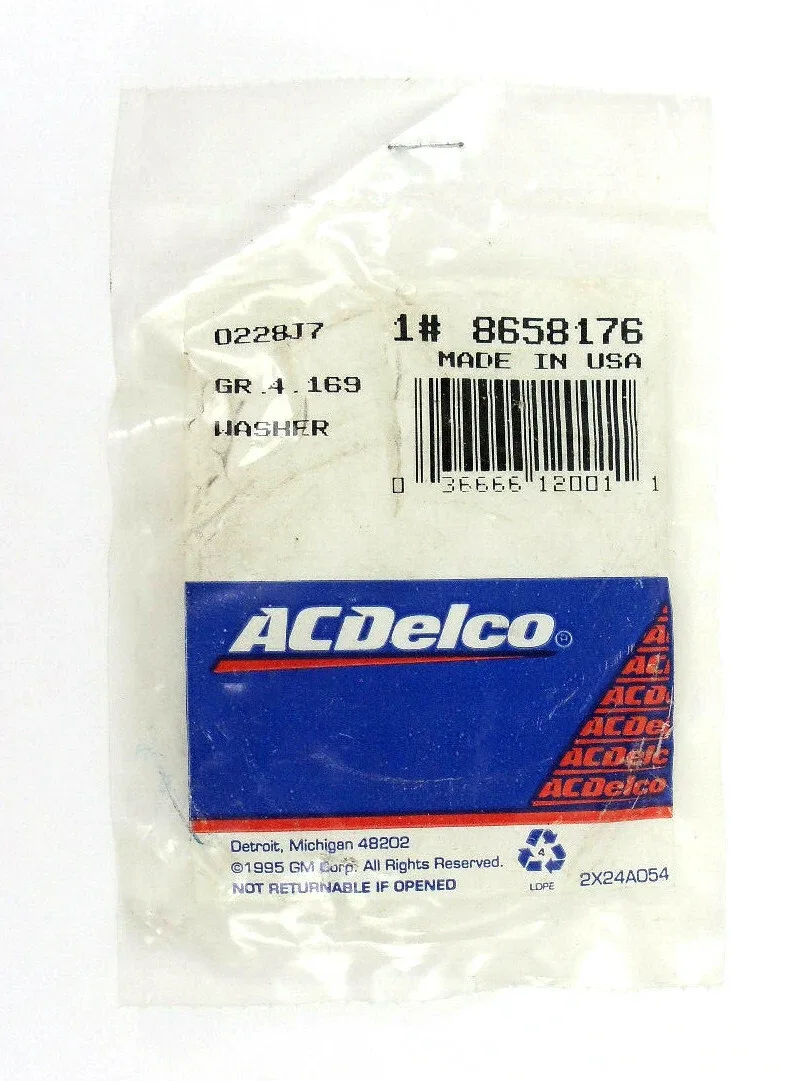 ACDelco GM 8658176 WASHER INPUT CLUTCH HOUSING THRUST(PURPLE/BROWN)4.90MM THICK image 2